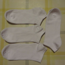 mens long white socks for sale  PETERBOROUGH