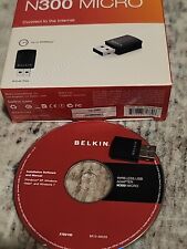 Adaptador USB compacto WiFi de alto rendimiento Belkin N300 F7D2102 sellado 300 Mbps, usado segunda mano  Embacar hacia Argentina