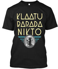 Used, NWT Klaatu Barada Nikto The Day the Earth Stood Still Movie T-Shirt Size S-3XL for sale  Canada