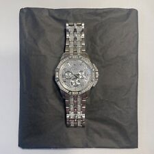 Bulova - Relógio de cristal prata otava diamante aço inoxidável comprar usado  Enviando para Brazil