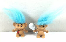 Boneca troll tenista jogador e cachecol cabelo azul lápis topper 1,5 polegadas comprar usado  Enviando para Brazil