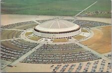 1967 HOUSTON Texas Postcard ASTRODOME Aerial View / with Parking Lot - Astros for sale  Shipping to South Africa