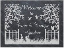 Personalised garden gate for sale  UK