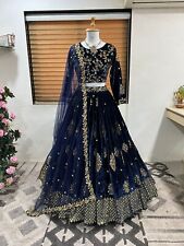 NEW DESIGNER CHOLI INDIAN PARTY LEHENGA WEAR BOLLYWOOD PAKISTANI WEDDING LENGHA for sale  Shipping to South Africa