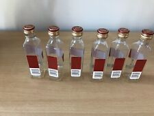 1 lote de 6 botellas vacías Johnny Walker etiqueta roja 50 ml cada una vacía, usado segunda mano  Embacar hacia Argentina