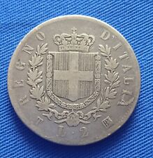 Rara lira 1863 usato  Italia