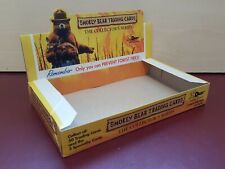 Cartões colecionáveis Smokey Bear caixa de exibição balcão de loja vazia comprar usado  Enviando para Brazil
