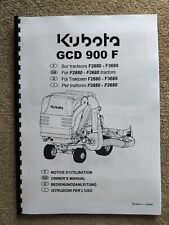 Kubota gcd900f collector for sale  BASINGSTOKE