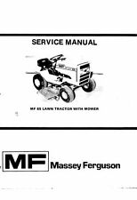 Manual de serviço compatível com trator de grama Massey-Ferguson MF 85 com cortador 1978 - 86M2 comprar usado  Enviando para Brazil