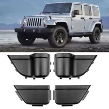 Usado, 4 peças bolsos de armazenamento porta traseira frontal para 2011-2018 Jeep Wrangler JK JKU 2/4 portas comprar usado  Enviando para Brazil