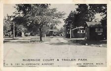 CEN Big Rapids MI Mecostas Riverside Tourist Court Cabins & Trailer Park em M115 comprar usado  Enviando para Brazil