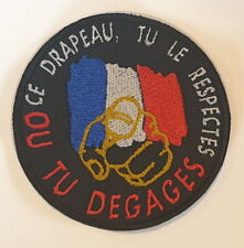 Occasion, Ecusson/Patch Amour drapeau FRANCE - 8 cm - SUR SCRATCH - patriote d'occasion  Dijon