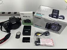 Canon EOS 7D 18.0 MP Digital SLR Camera - Black (Body Only) 15100 shutter count for sale  Shipping to South Africa