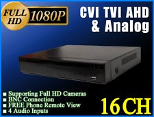 Usado, HD 16CH DVR XVR para câmeras AHD CVBS CVI TVI NOVA solução HD 1080P grátis P2P DDNS comprar usado  Enviando para Brazil