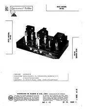 Dual Power Amplifier Service Repair Manual Fits Eico HF-86 + Schematics, used for sale  Shipping to South Africa