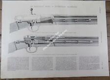 Gravure 1887, Le Nouveau Fusil à répétition Allemand Le MAUSER 71-84 tweedehands  verschepen naar Netherlands