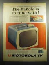 Motorola Americana 14P11-2 1957 anuncio de televisión portátil - el mango está afinado segunda mano  Embacar hacia Argentina