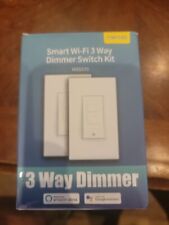 Usado, Kit de interruptor de luz Smart 3 vias dimmer, Meross 2.4Ghz interruptor dimmer Wi-Fi para Dimmab comprar usado  Enviando para Brazil