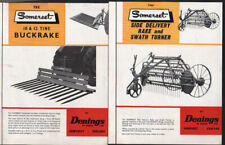 Denings of Chard Side Delivery Rake and Buckrake Brochure Leaflet (2 Items) for sale  Shipping to Ireland