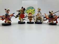 Monster Hunter amiibo Stories conjunto de 5 jogos Nintendo 3DS Wii U boneco de brinquedo testado, usado comprar usado  Enviando para Brazil