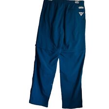 Pantalones de carga convertibles Columbia PFG omni sombra azul senderismo pesca para hombre talla 32 segunda mano  Embacar hacia Argentina