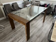 Glass dining table for sale  LONDON