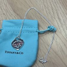 Colar pingente coração amor rosa prata esterlina Tiffany Co comprar usado  Enviando para Brazil