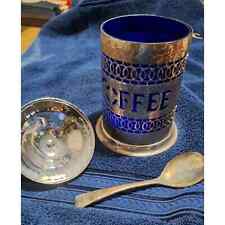 Silverplate coffee canister for sale  Lake Havasu City
