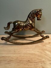 Brass rocking horse for sale  Shipping to Ireland