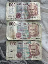 Banconota mille 1000 usato  Cardito