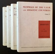 S I Ognev/Mammals of the U.S.S.R.--Roedores en 4 Vols 1a Edición 1966 segunda mano  Embacar hacia Mexico