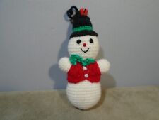 Handmade crochet snowman for sale  Tucson