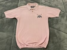 Polo de golfe USNA Navy Naval Academy tamanho pequeno aspirantes rosa pálido comprar usado  Enviando para Brazil