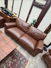 Leather sofas seaters for sale  SLOUGH