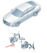 NOWY AUDI A6 4A C8 PRAWY GÓRNY KLAKSON SYGNAŁ 4K6951221C ORYGINAŁ na sprzedaż  Wysyłka do Poland