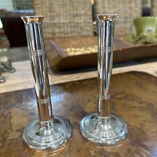 Faberware Brooklyn New York Chrome Candlesticks for sale  Shipping to South Africa