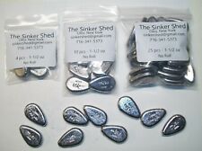 1 1/2 oz no roll slip sinkers  - quantity of 10/25/50/100/250 - FREE SHIPPING for sale  Shipping to South Africa