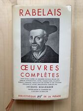Rabelais bibliothèque pléiad usato  Compiano