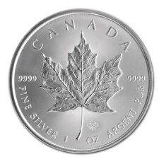 $5 Canada Maple Leaf 2014 Silver 1 oz 9999 Argent New Neuve (in capsule), używany na sprzedaż  Wysyłka do Poland