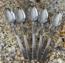 Stanley Roberts DORETTE Stainless Burnished Japan Silverware Teaspoon (5) for sale  Shipping to South Africa