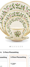 Lenox China, Holiday, 5 pc. Place settings,  (Seven place Settings Available), used for sale  Providence