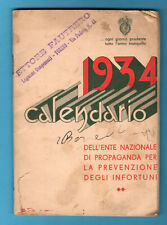 Agendina calendarietto 1934 usato  Moretta