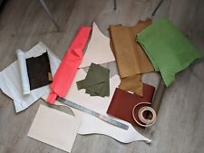 leather scraps for sale  BRIDGEND