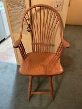 oak chair high back for sale  Hartford