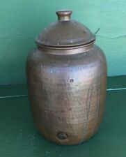 Antique Pure Copper Hammered Water Dispenser Storage Water Tank NICE!￼ for sale  Shipping to South Africa