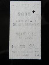 13.1.1 biglietto treno usato  Genova