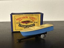 MATCHBOX Lesney Serie 1-75 Nº48b Meteor Barco Deportivo 1958 con Caja Original segunda mano  Embacar hacia Argentina