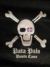 Rara Vintage CALAVERA Pata Palo ~ Pirate Bar ~ Punta Cana ~ Camiseta Española, usado segunda mano  Embacar hacia Argentina