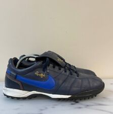 Buty piłkarskie Nike Tiempo R10 TF Ronaldinho Turf US 10 RZADKIE niebieskie, używany na sprzedaż  PL