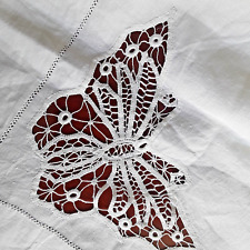 Embroidered white linen for sale  La Mesa